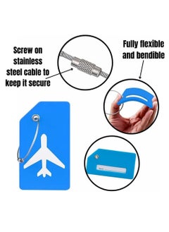 Oasisgalore Suitcase Straps and Luggage Tag Set,Orange Adjustable Luggage Belts(10-Pack)  - Image 4
