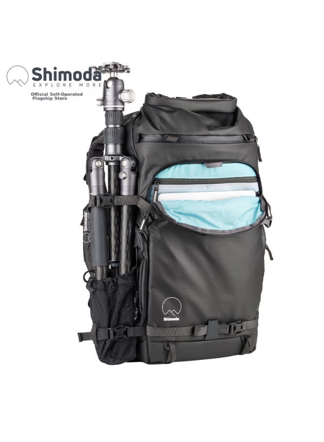 Shimoda Photography Backpack, Outdoor Travel Hiking Carrying System, Camera Bag, Waterproof And Wear-resistant Design, Yidong Actionx30v2 Medium Size, Mirrorless Camera Inner Liner Set, Black, 520-125 - Image 5