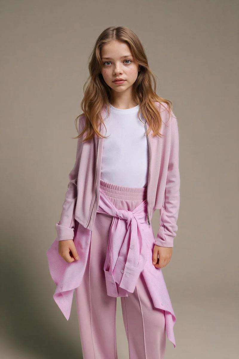 Defacto Girl Modal Zip-Up Hoodie