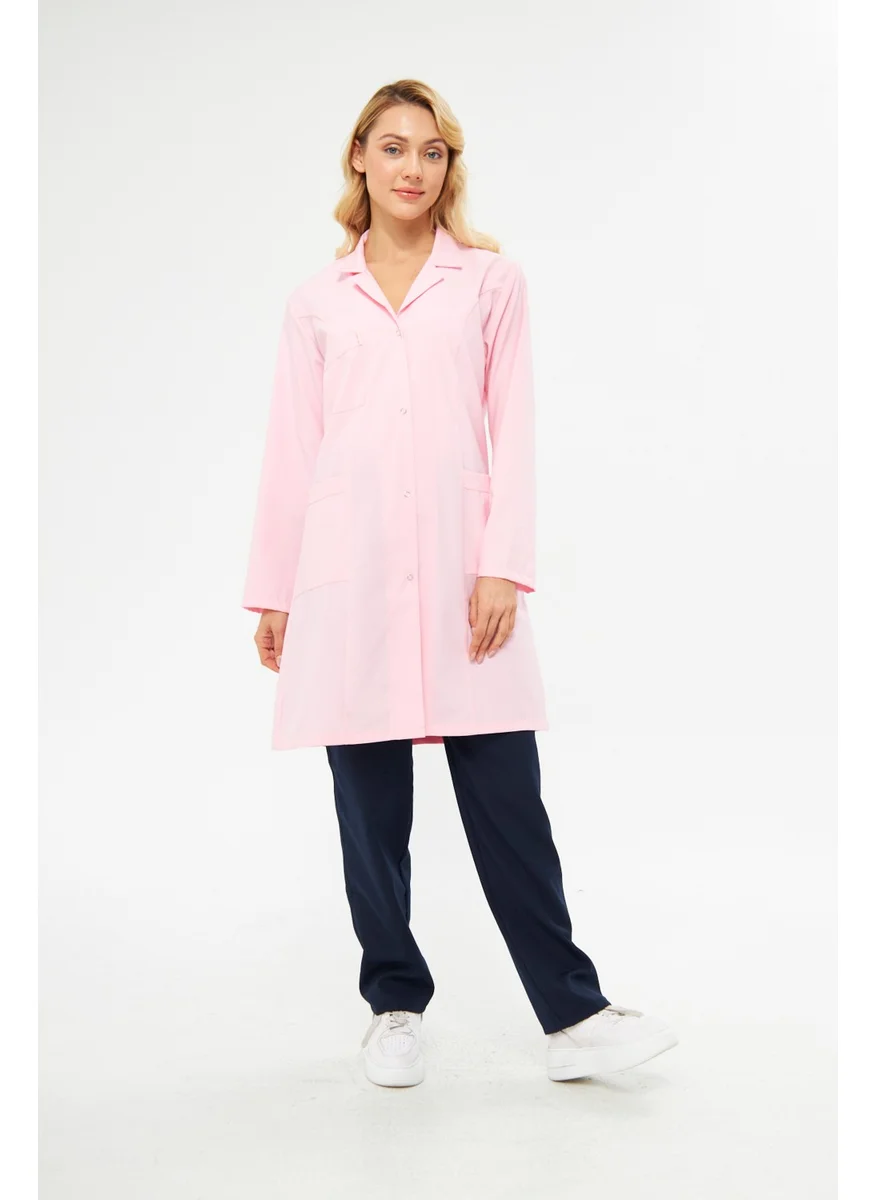 Mervem Work Apron Alpaca Pink