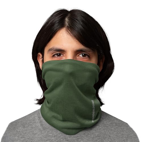 WANDERLOOMS Olive Quest Printed Unisex Bandana for Men | Face & Head Cover Mask for Biking, Hair & Daily Commute | Unisex Multifunctional Scarf | Free Size - Image 1