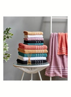 Home Box Mateo Ribbed Cotton Hand Towel 40 x 70 cm  - Image 4