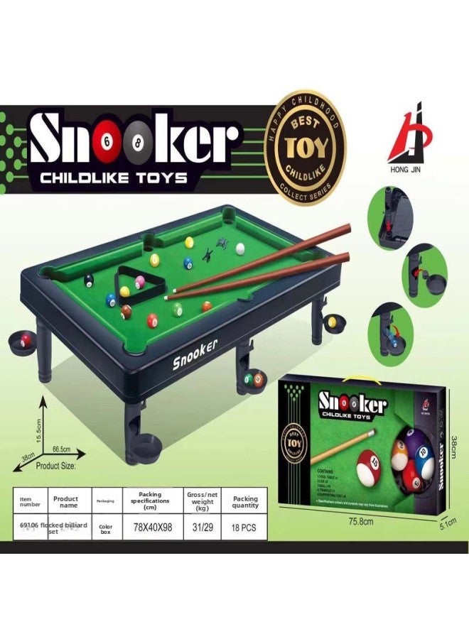 Family Billiards Billiards Interactive Real Mini Boy Parent-Child Interactive Game Student Dormitory Office Leisure Table