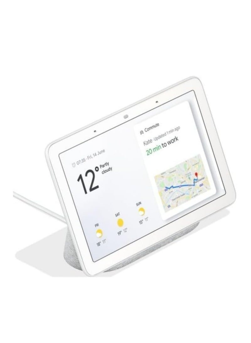 Google - Google Home Hub  Smart Home Controller Assistant- chalk - Image 1