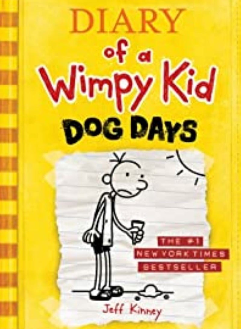 يوميات طفل جبان - أيام الكلب - غلاف ورقي عادي باللغة الإنجليزية بقلم جيف كيني