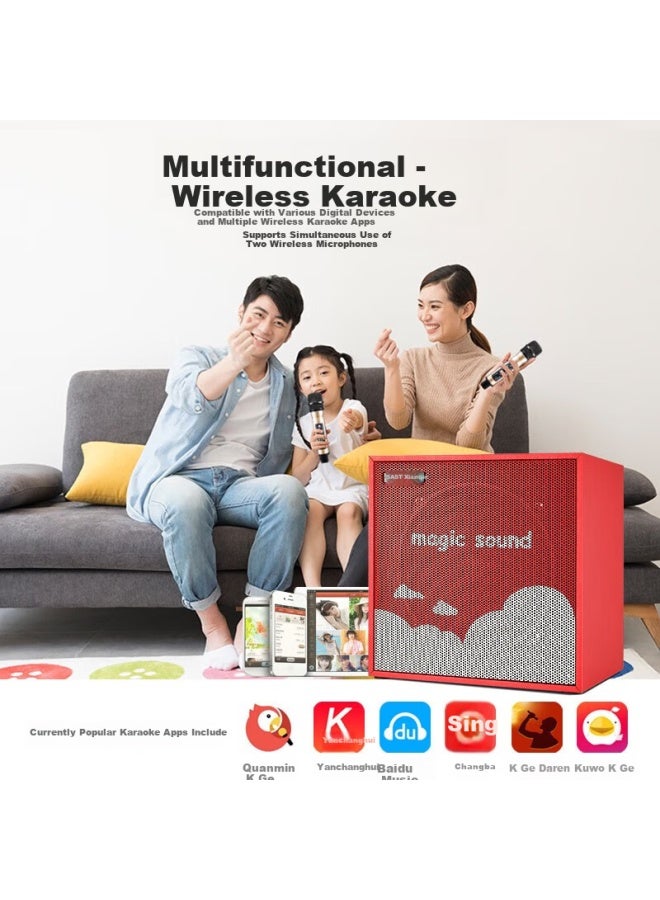 Sast Home Ktv Sound System Set Home Tv Karaoke Bluetooth Speaker Karaoke Singing Full Set Desktop Theater Subwoofer A1-1 - Image 2