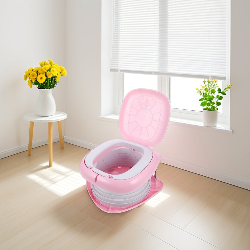 📦 مرحاض محمول قابل للطي للاطفال مقاوم للتسرب suitable - Image 5