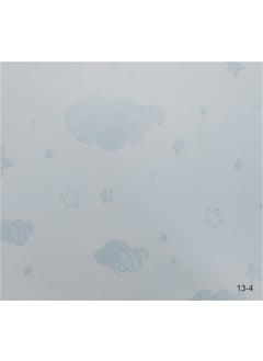 Süper Dekor Super Decor Halley Kids 13-4 Cloud and Star Patterned Wallpaper 