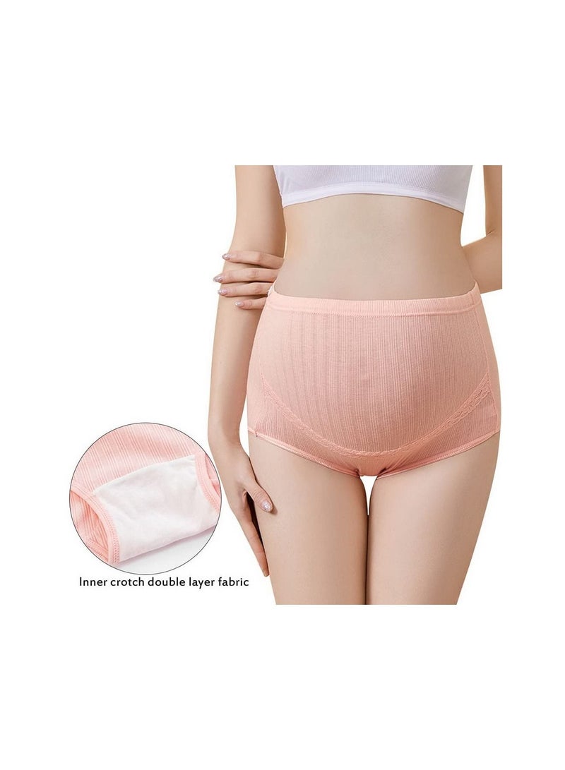 SYOSI Women's  Knickers, Maternity Knickers, 6 Pcs Pregnancy Panties, High Waist Underwear Knickers, Shorts, Pants Belly Support Maternity (XL)  - Image 2
