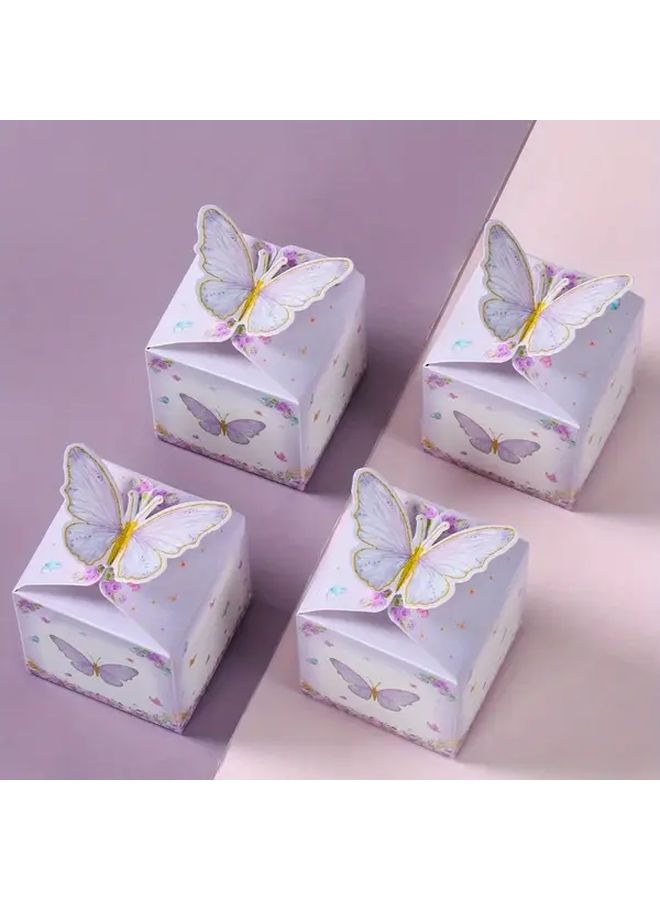 Pink Butterfly Mini Gift Box Floral Design For Baby Showers Birthdays Weddings - Image 5
