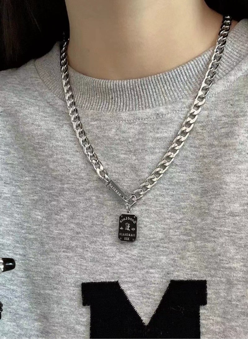 Goolsky Unisex INS Style Luxury Minimalist Sweater Chain Necklace – Hip-Hop Streetwear Titanium Steel, Tarnish-Free Autumn/Winter Accessory  - Image 3