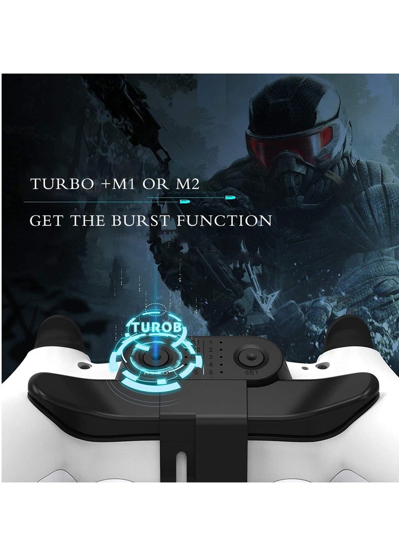 Paddle for PS4 controller, back on accessory for PS4, controller paddle for PS4, TURBO function/memory function/plug and play, PS4 controller accessory, great gift for little hands - Image 2