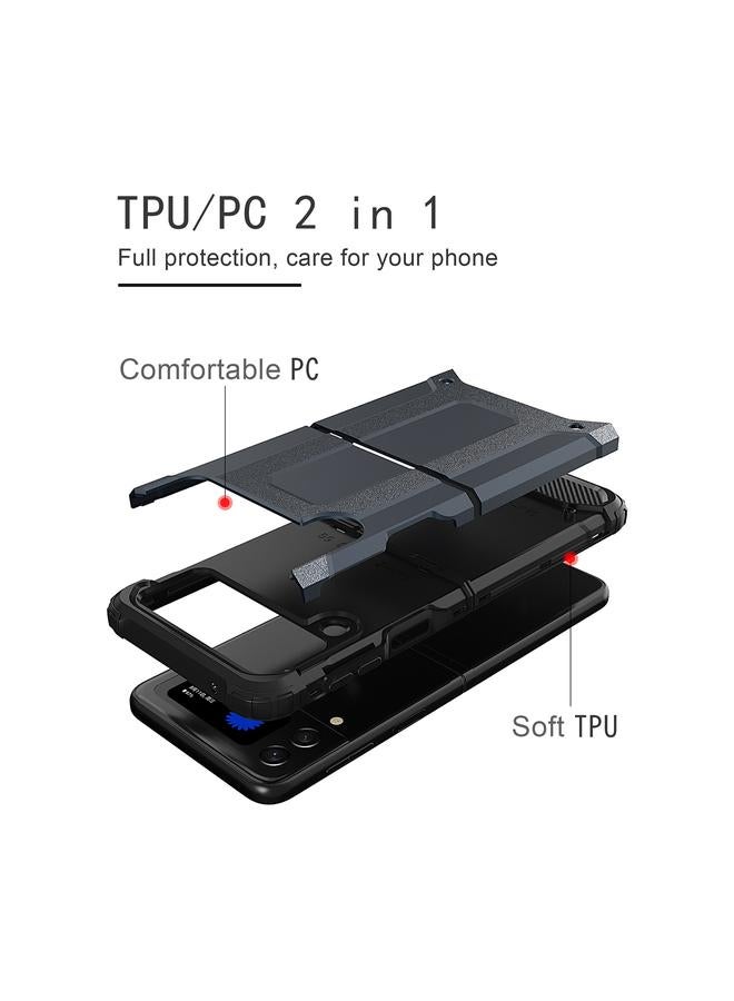 S-TOP Case For Samsung Galaxy Z Flip3 5G Magic Armor TPU + PC Phone Case - Image 5