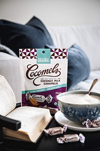 Cocomels Coconut Milk Caramels Original Flavor Organic Dairy Free Vegan Gluten Free NonGMO No High Fructose Corn Syrup Kosher Plant Based Individually Wrapped Candy 1 Pack - Image 5