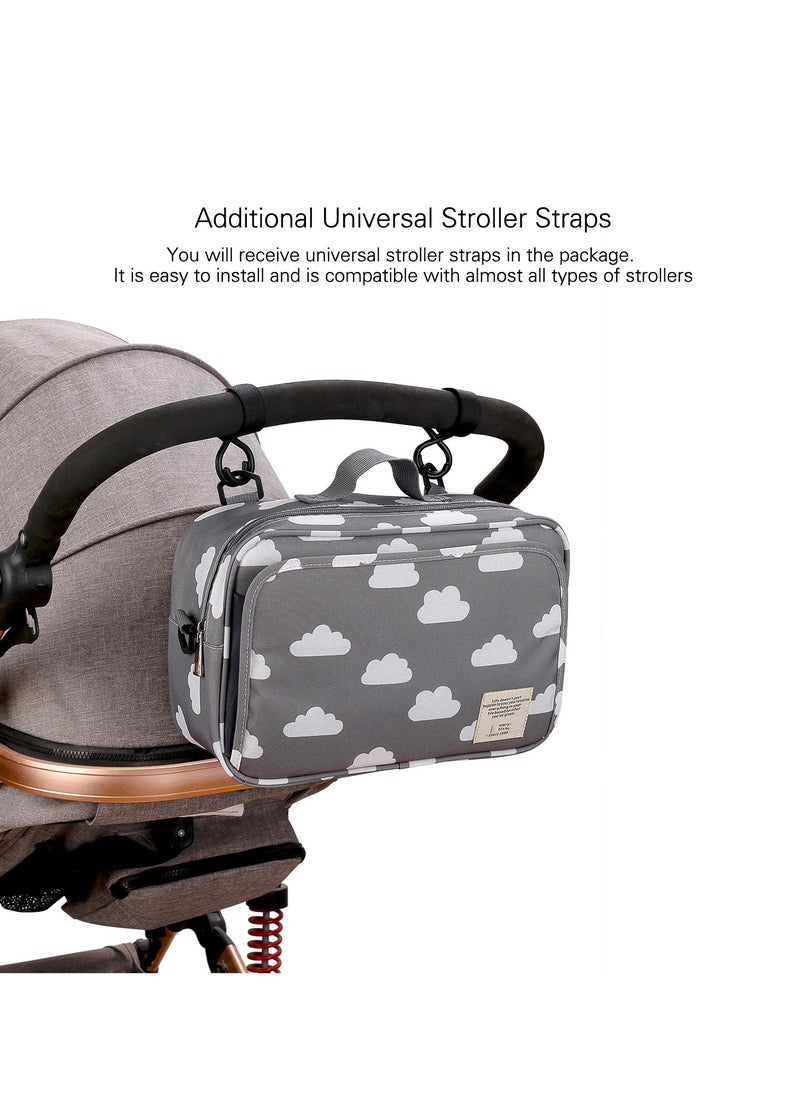 Gonice Diaper Caddy Tote Baby Stroller Bag Nursery Storage Bin for Diapers  - Image 2