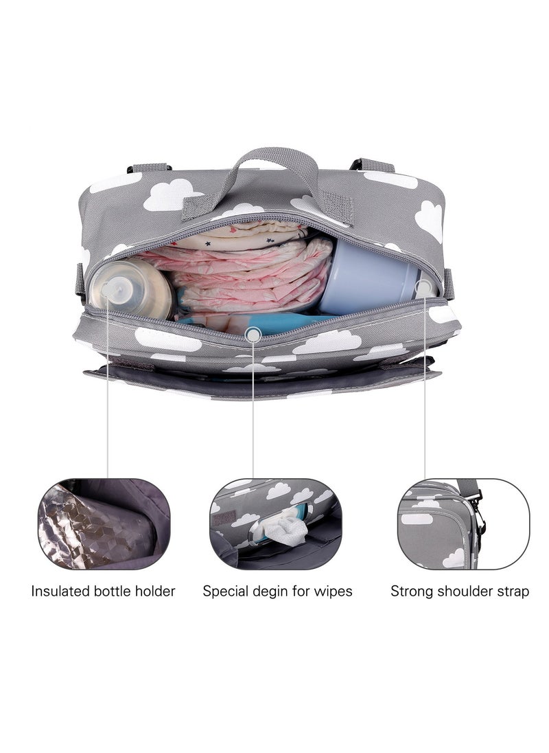 Gonice Diaper Caddy Tote Baby Stroller Bag Nursery Storage Bin for Diapers  - Image 4