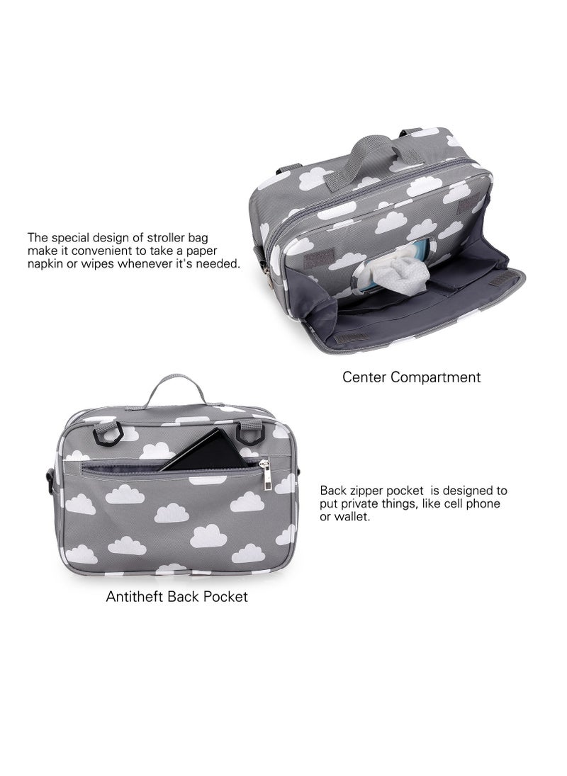 Gonice Diaper Caddy Tote Baby Stroller Bag Nursery Storage Bin for Diapers  - Image 5