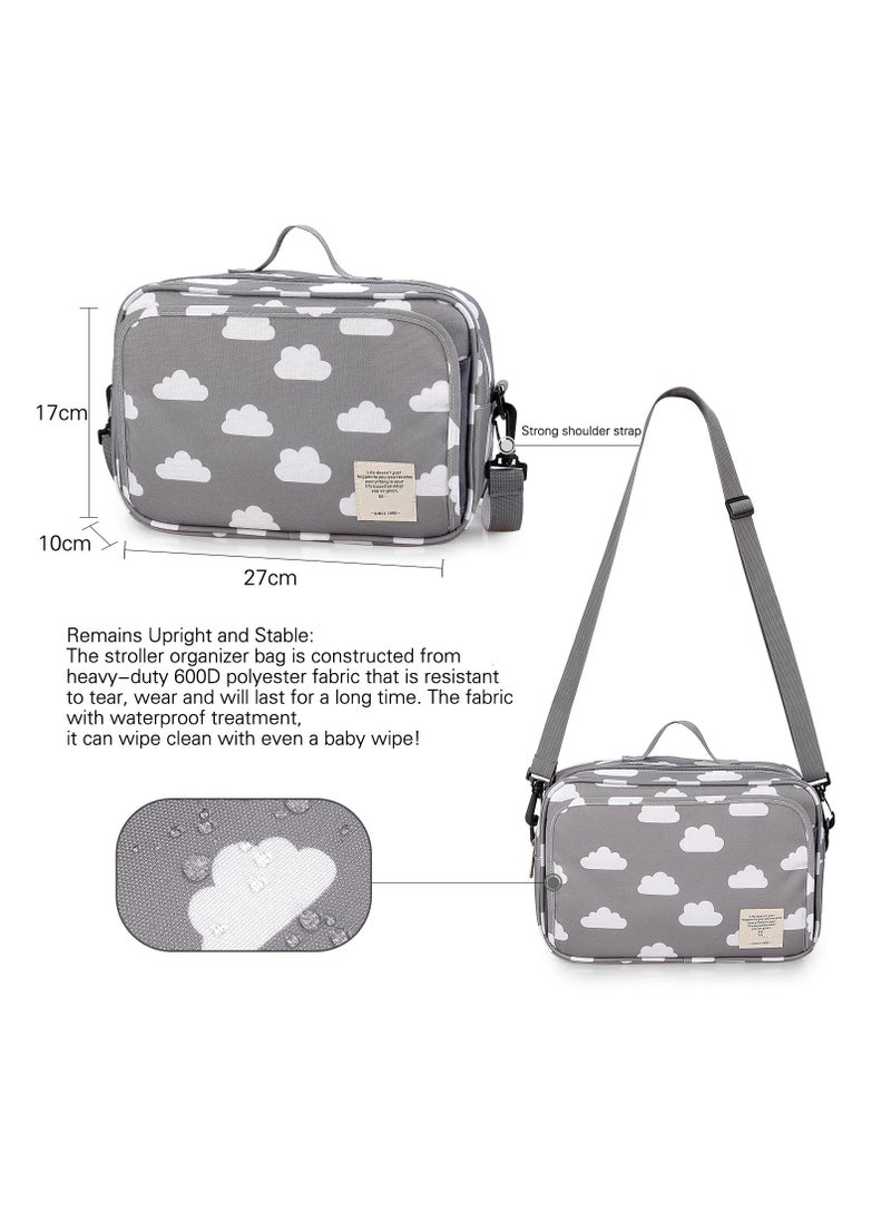 Gonice Diaper Caddy Tote Baby Stroller Bag Nursery Storage Bin for Diapers  - Image 3