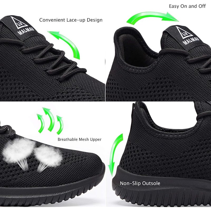 VAMJAM Men's Running Shoes Ultra Lightweight Breathable Walking Shoes Non Slip Athletic Fashion Sneakers Mesh Workout Casual Sports Shoes - Image 5
