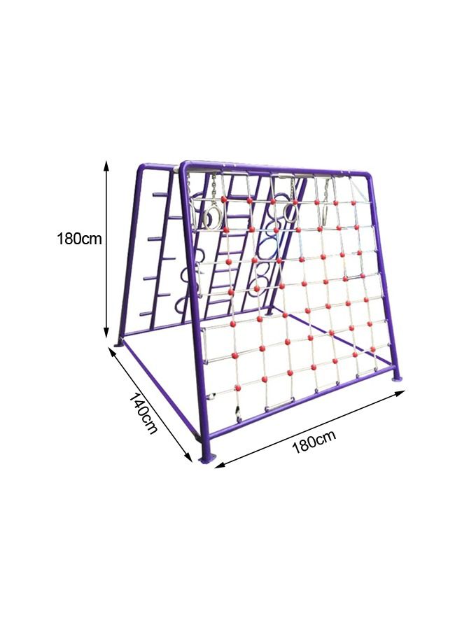 جساي تويز داخلي جدار تسلق الصخور عالية الجودة تسلق الإطار ملعب في الهواء الطلق تسلق الإطارات - Image 5