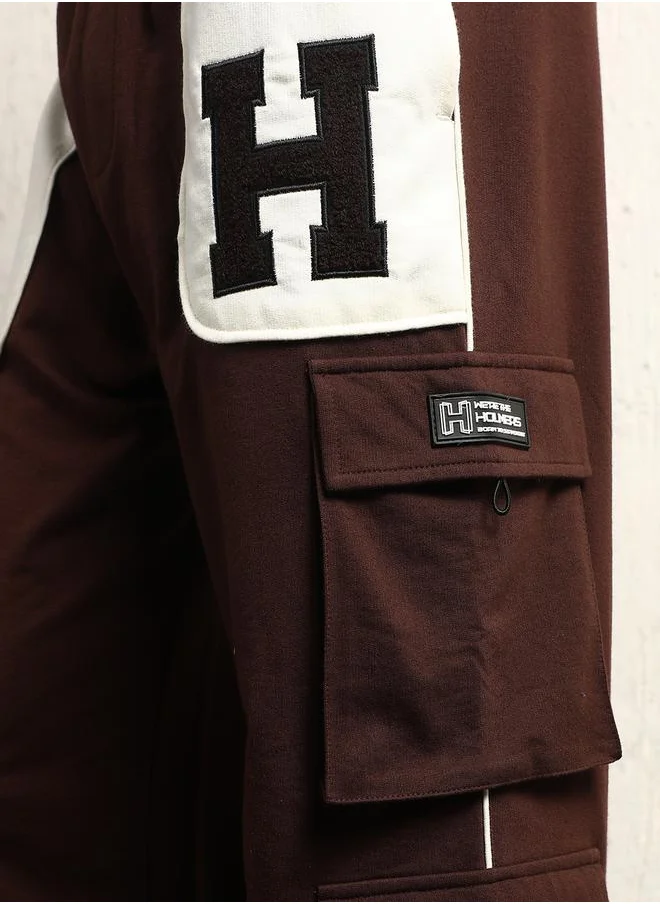 Hubberholme Contrast Front Pocket Cargo Pants by Styli