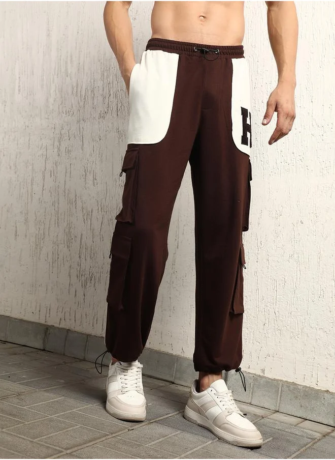 Hubberholme Contrast Front Pocket Cargo Pants by Styli