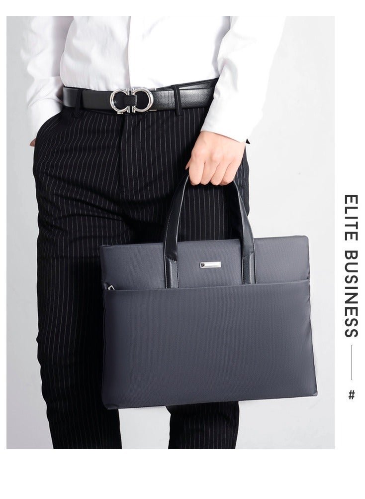 Men's computer bag 14 inches, large capacity handbag, business briefcase - Image 2