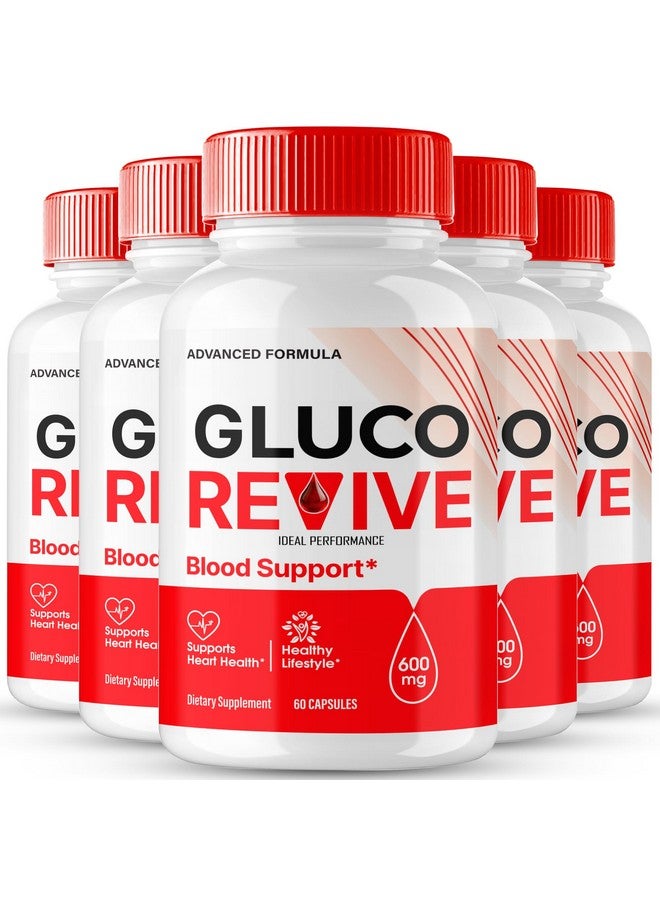 IDEAL PERFORMANCE Gluco Revive Pills, Gluco Revive Supplement Capsules, GlucoRevive Health and Wellness Support - Maximum Strength All Natural Advanced Formula, GlucoRevive Health Pills Reviews (5 Pack)  - Image 1