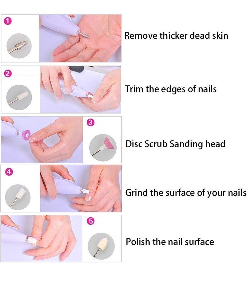 Swabs Swabs NaturalShiny Nails In Seconds Naked Nails Electronic Manicure ToolFast Easy way to beautiful nails Finishing Touch Naked Nails Electronic Nail Care System - Image 5