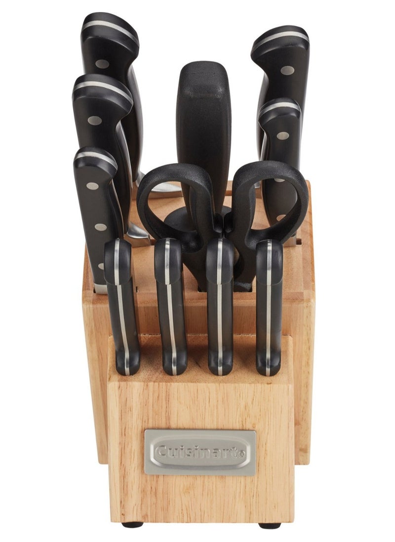 Cuisinart Cuisinart - Classic 12-Piece Triple Rivet Cutler Block Set - Black  - Image 2