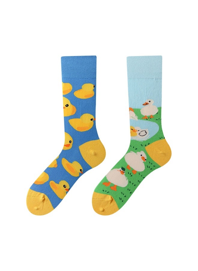 KUYING Fashion Anti Slip Breathable Sports Socks Three Piece Set 