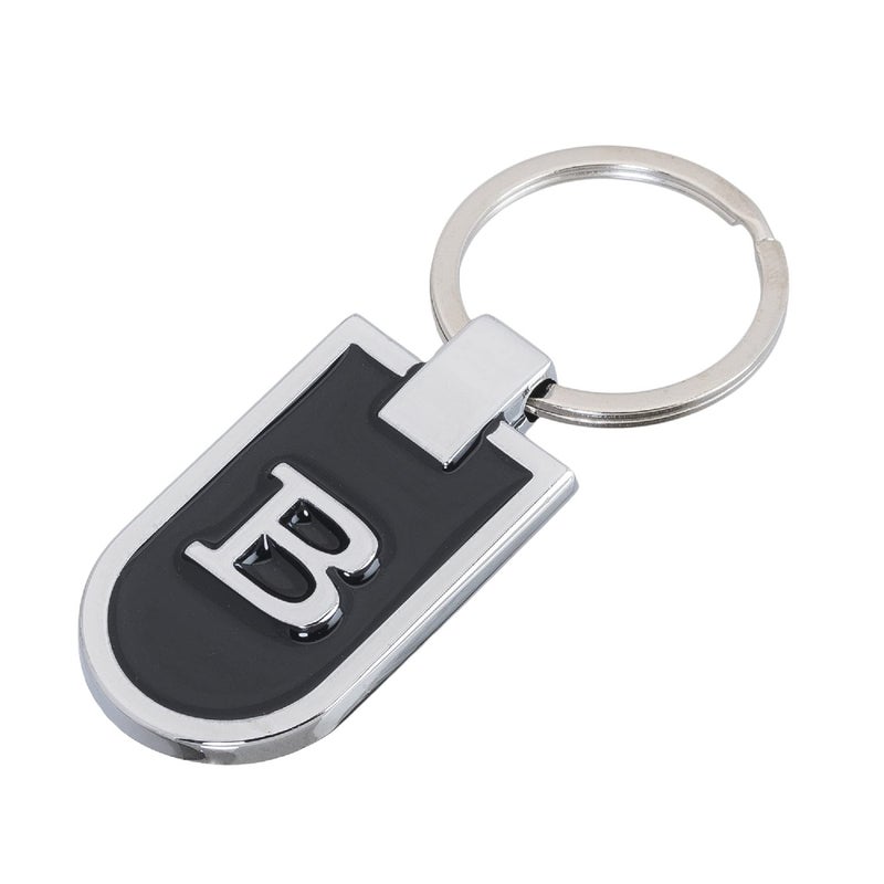 AUGEN Stainless Steel Alphabet Letter B Keychain Metal Initials For Car & Bike Gifting With Key Ring Anti-Rust (Pack Of 1) - Image 5