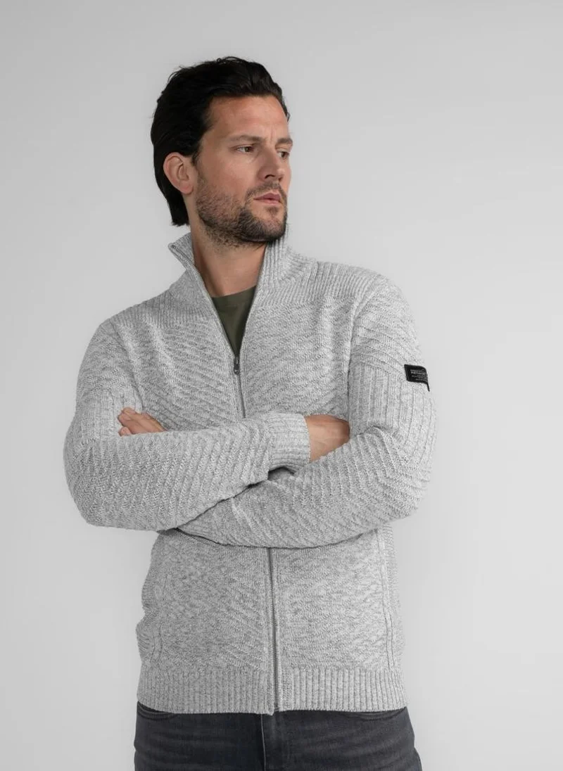 بترول اندستريز كارديجان رجالي بياقة محبوكة