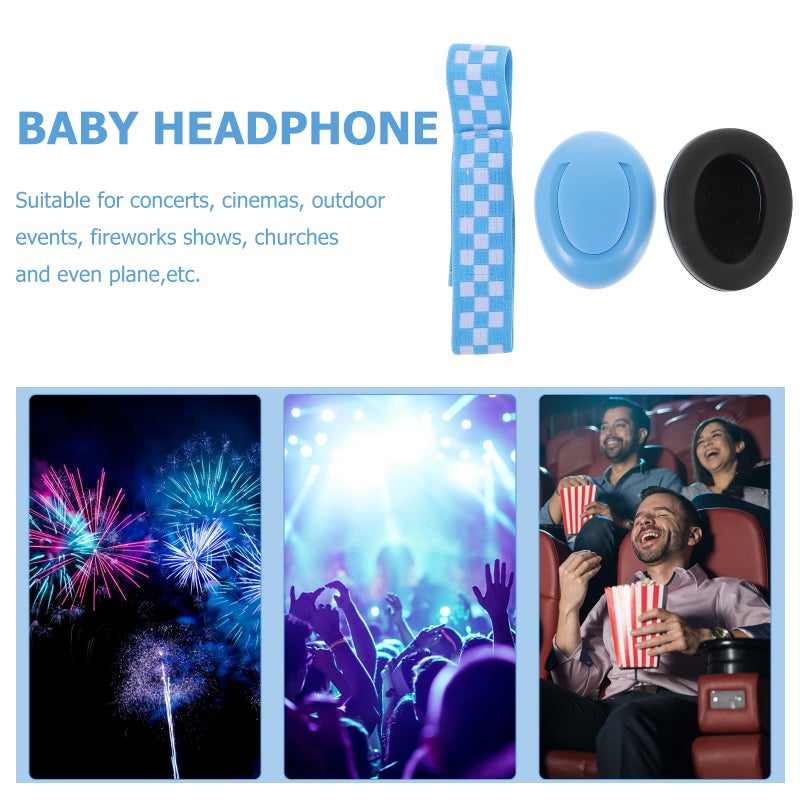 1 Set Baby Ear Muffs Kid Hearing Earmuffs Safety Noise Reduction Headphones - Image 5