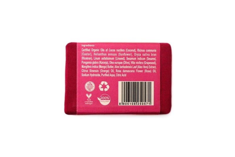 Rustic Art Organic Country Rose Soap  Coldprocessed  Oil Control  Deep Cleansing  For Women  Men  100g Pack of 2 - Image 4