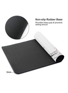 Milatech Milatech Large Mouse Pad,Gaming Mouse Pad,800x300,Slip Rubber Base,Water Resist Keyboard Pad,mouse pads,with Stitched Edges,Desk Pad for Office and Home.  - Image 3