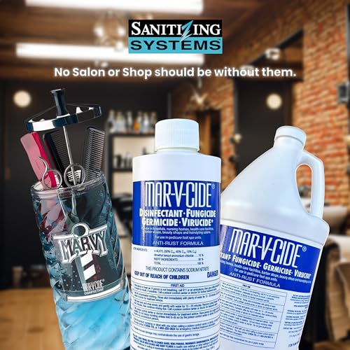 MAR-V-CIDE William Marvy Disinfectant Fungicide – 64 fl oz | Hospital-Grade Surface Cleaner, Kills Germs, Bacteria, Viruses, Mildew & Fungi – Concentrated Formula for Salons, Barbers, Gyms & Homes - Image 4