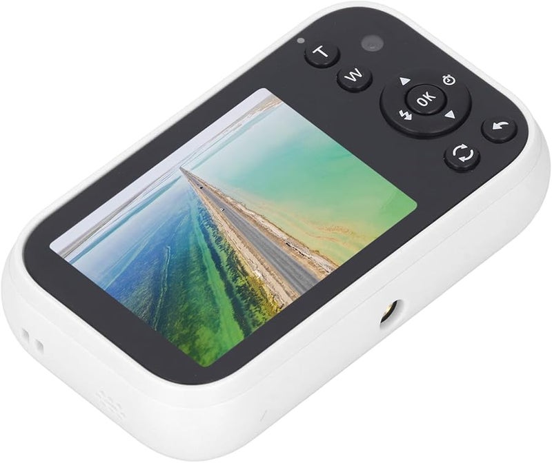 White Digital Camera 16X Zoom Vlogging Compact Travel Video Camera For Kids Teens Adults - Image 5