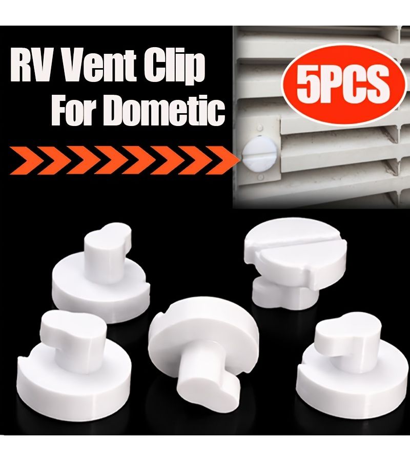 5 Pcs RV Refrigerator Vent Closure Covers Clips For Energy Saving And Cold Air Retention - Image 5