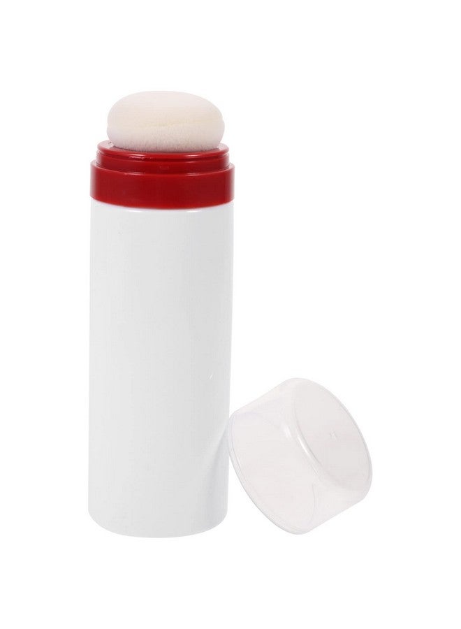PACKOVE Powder Puff Box & Dispenser - Body & Talc Powder Container - Plastic White Toddler Bottle - Image 1