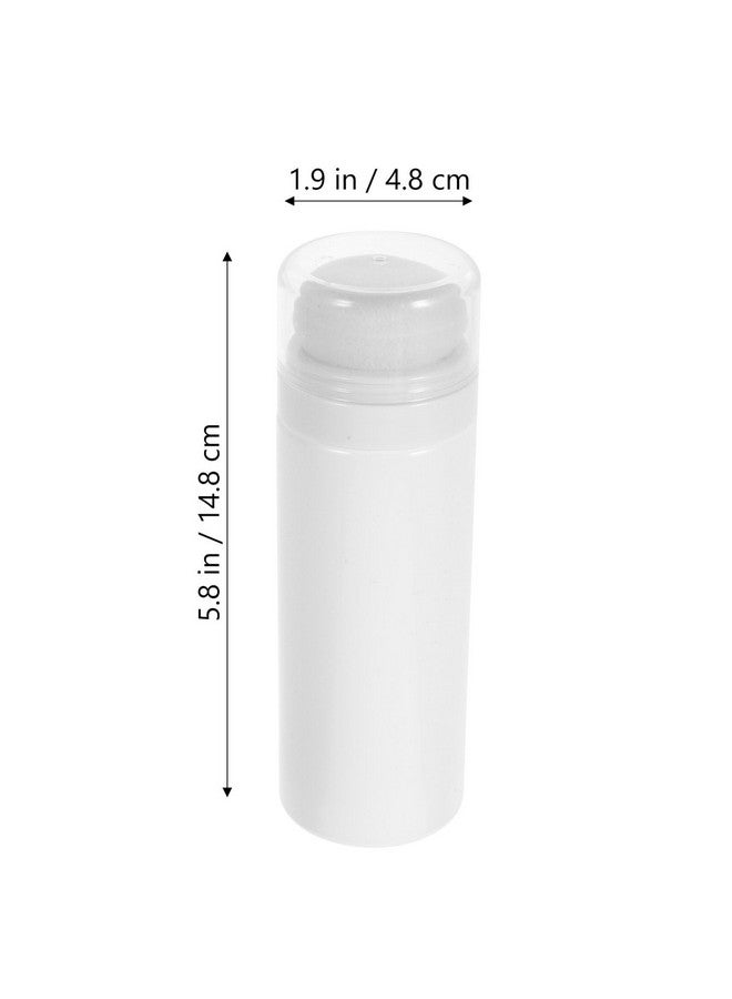 PACKOVE Powder Puff Box & Dispenser - Body & Talc Powder Container - Plastic White Toddler Bottle - Image 4
