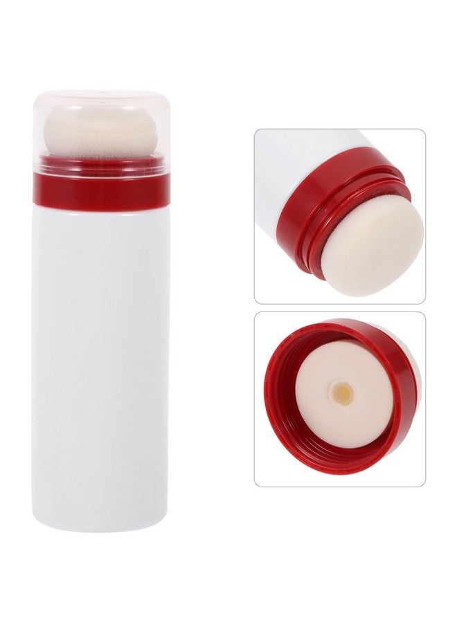 PACKOVE Powder Puff Box & Dispenser - Body & Talc Powder Container - Plastic White Toddler Bottle - Image 2