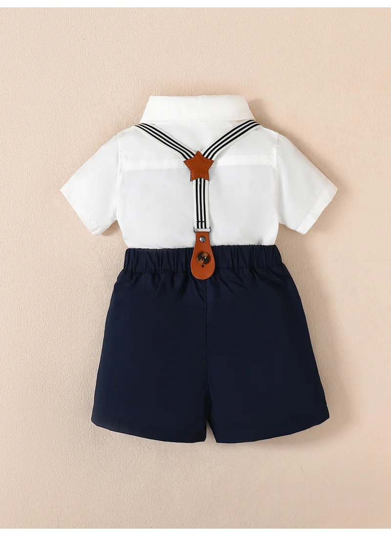 بالابالا Baby Boy Woven short sleeve suit