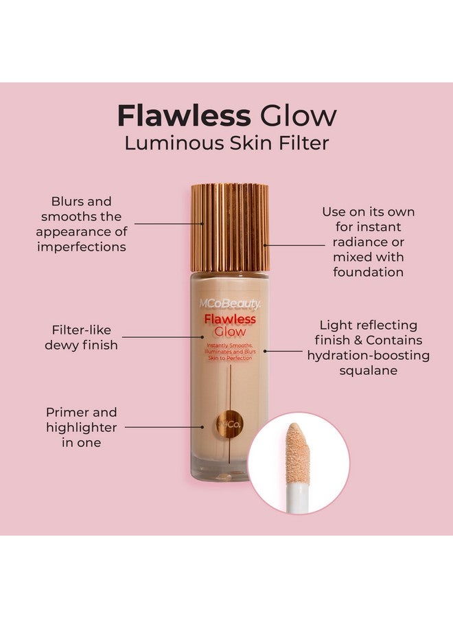 MCoBeauty Flawless Glow, Luminous Skin Filter, 7, Blurs And Smooths, Dewy Finish, 4-In-1 Multi-Tasking Formula, Vegan, Cruelty Free Cosmetics  - Image 2