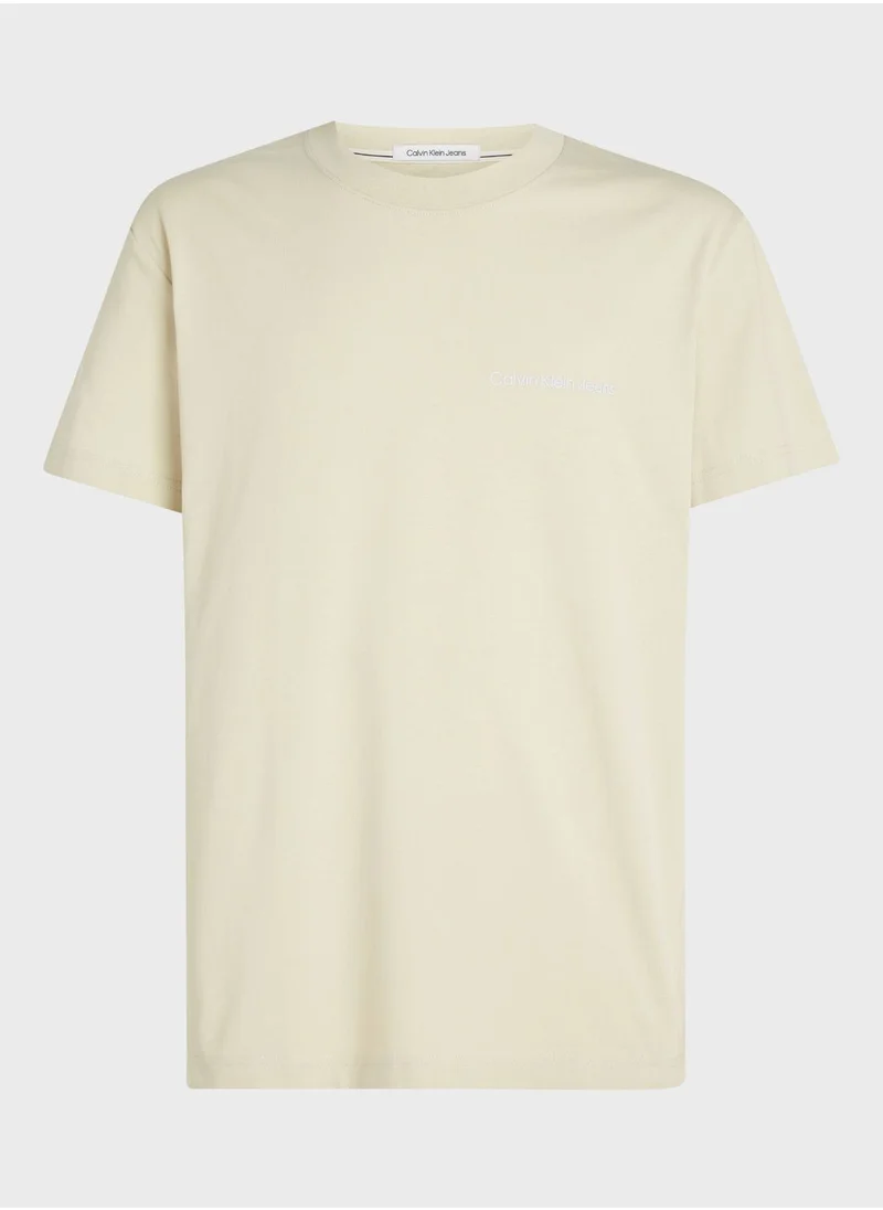 Calvin Klein Jeans Logo Crew Neck T-Shirt