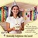 AicooFest Happy Birthday Gifts for Women Emotional Support Crochet Positive Crochet Cake Girls Best Friends Unique Gift with Card for Sister Cowrokers Girlfriend Bday Party Decoration Knitted Small Present - Image 4