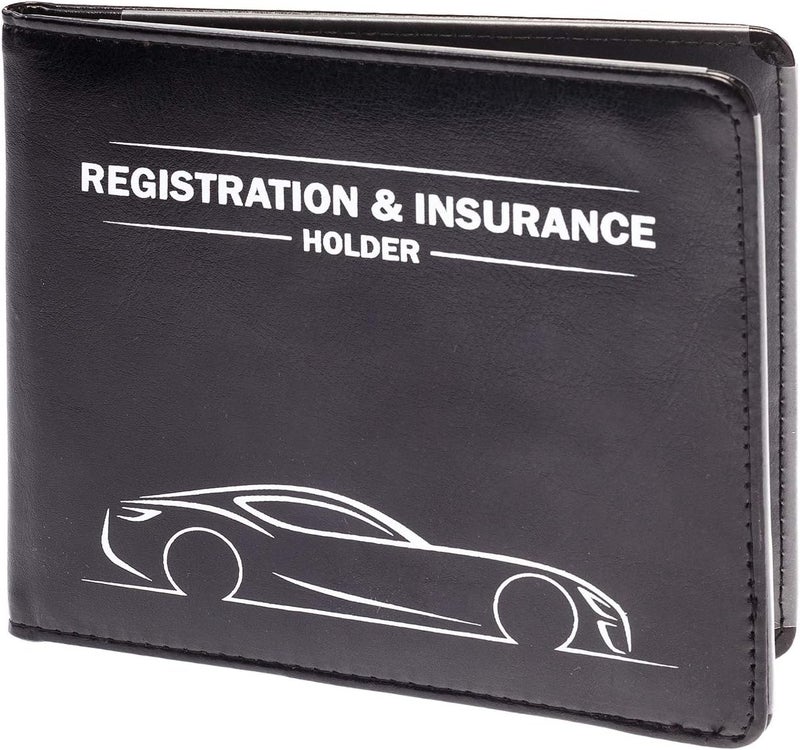CANOPUS Car Registration & Insurance Holder with Magnetic Closure, Vehicle Document Organizer, Auto Glove Box Wallet, Includes 2 EZ Pass Strip Sets – Car - Image 2