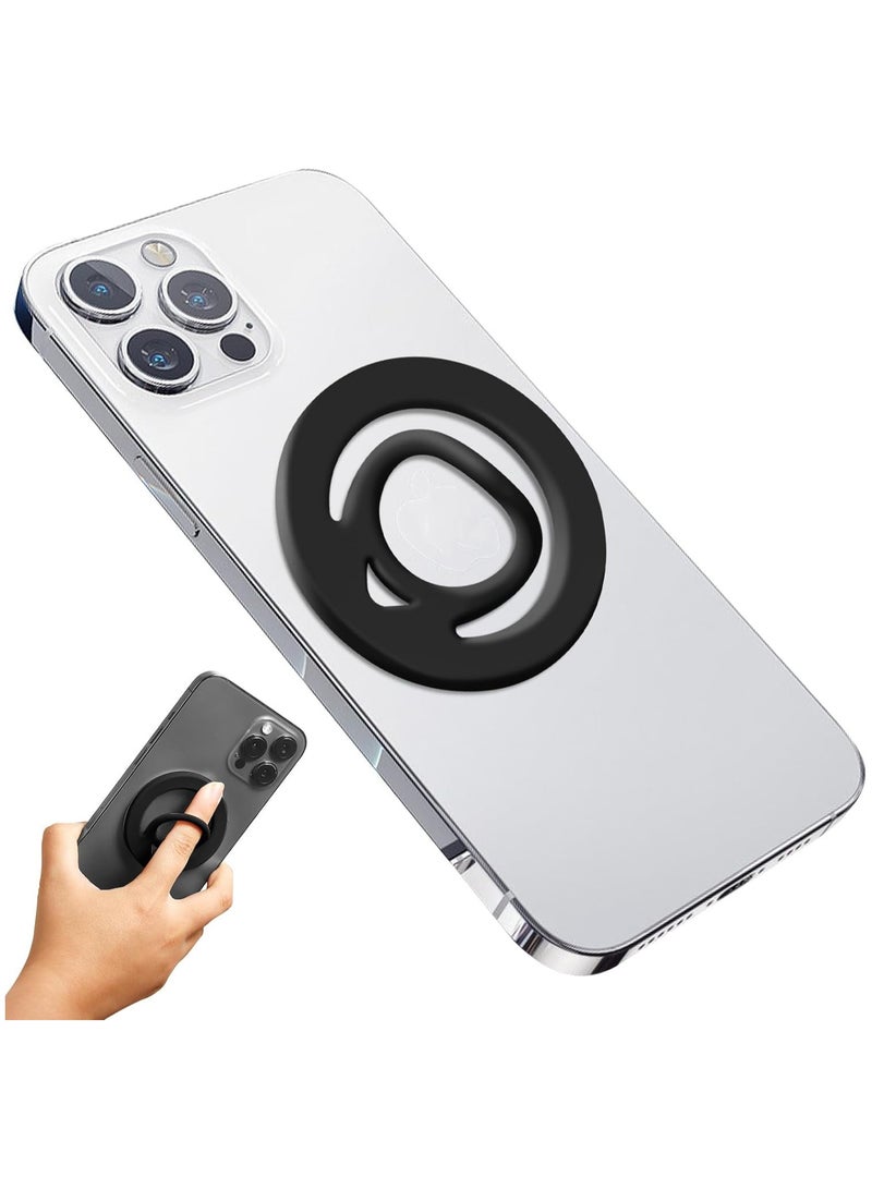 MORTICO Magnetic Phone Grip Holder (Compatible with MagSafe) Thin Silicone Finger Loop Ring for iPhone - Image 2