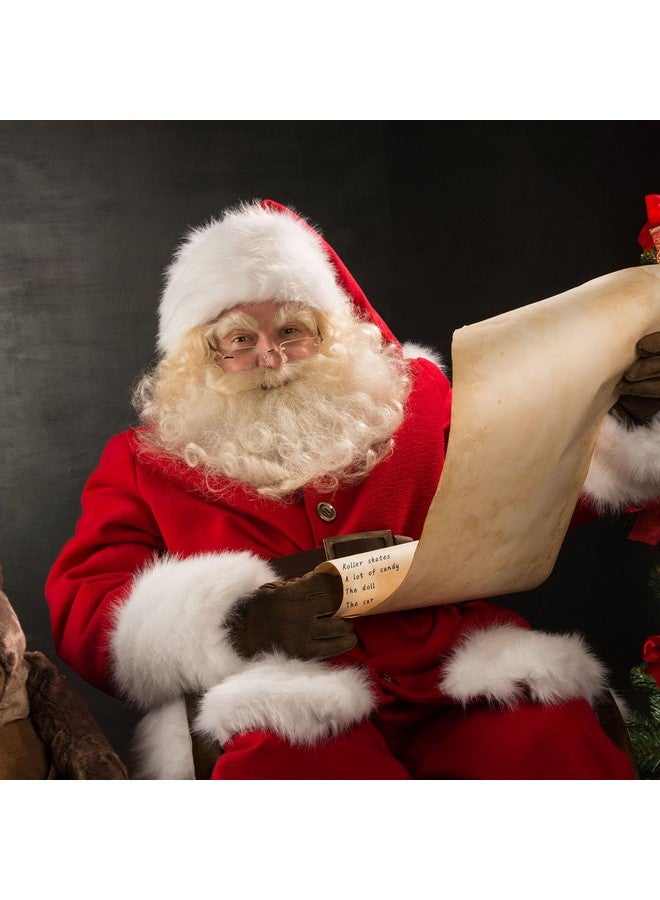 ايباك مجموعة مكونة من قطعتين من مخطوطات الورق الفارغة ملفوفة على قضيب خشبي للكتابة والرسم والخط وعهود الزفاف ودعامات التنكر ومهرجانات عصر النهضة ولعبة لعب الأدوار على الطاولة (لون قديم) - Image 5