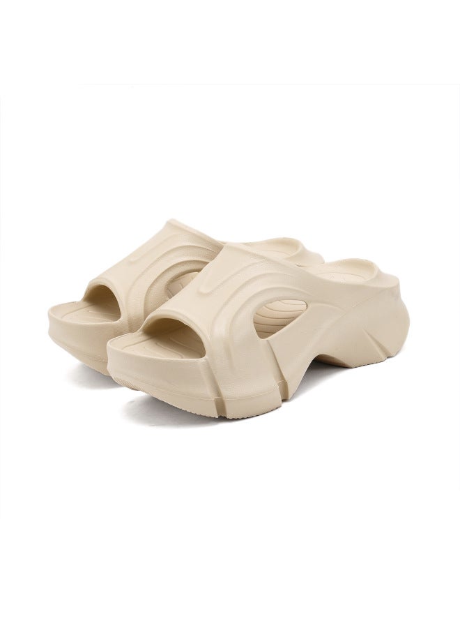 Women's Thick-soled Slippers Eva Soft-soled Fashionable Flip-flops Outdoor High Heels Women's Shoes Sandals